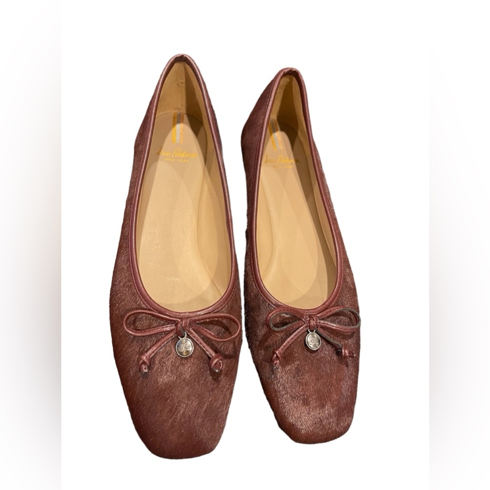 Sam Edelman Ballet Flat. Size 9. French Meadow. Genuine Fur. New.